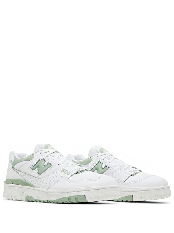 New Balance 550 White Mint Green