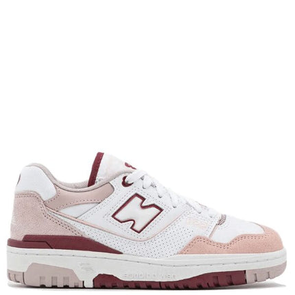 New Balance 550 White Scarlet