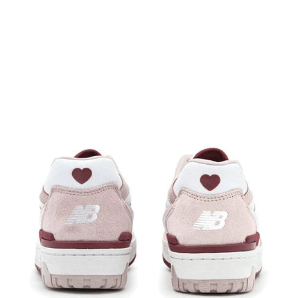 New Balance 550 White Scarlet