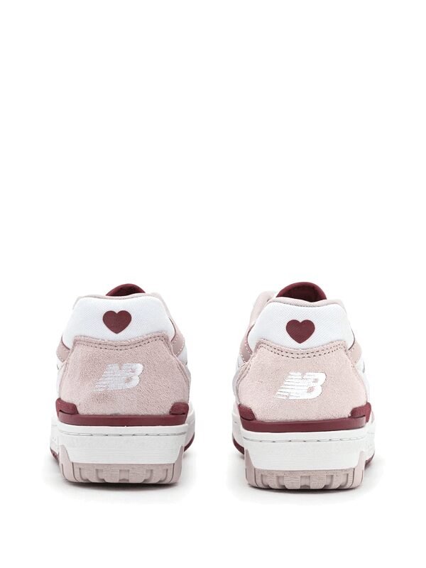 New Balance 550 White Scarlet