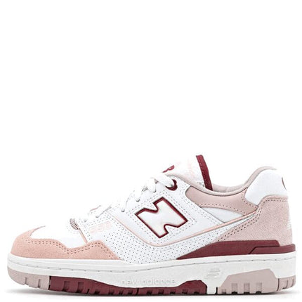 New Balance 550 White Scarlet