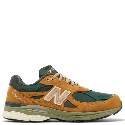 New Balance 990v3 Made in USA Tan Green