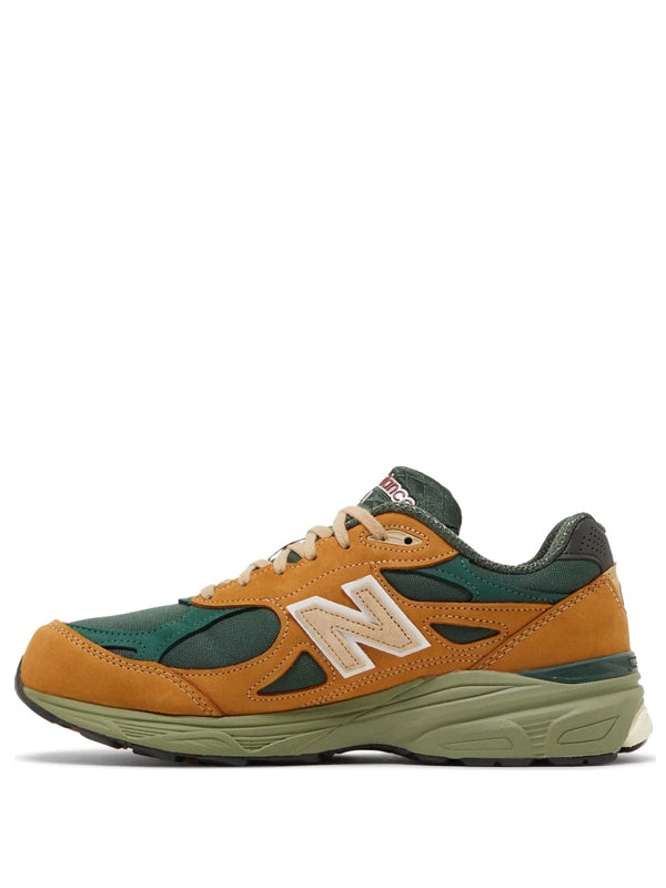New Balance 990v3 Made in USA Tan Green