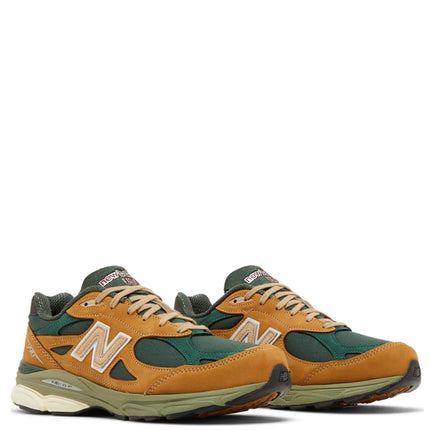 New Balance 990v3 Made in USA Tan Green