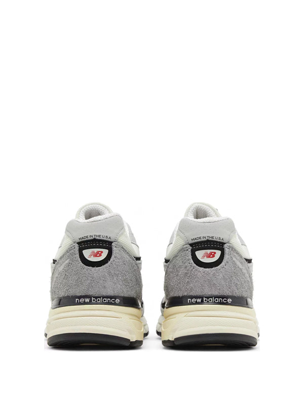 New Balance 990v4 MiUSA Teddy Santis Grey Black Cream