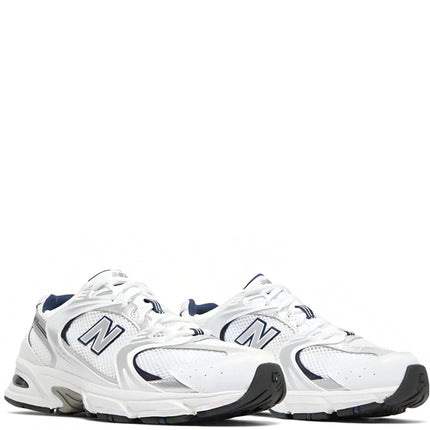 New Balance 530 White Silver Navy