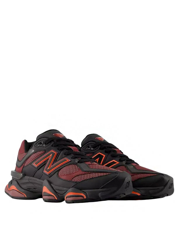 New Balance 9060 Black Red Orange