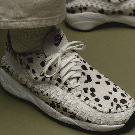 Nike Air Footscape Woven PRM White Cow Print