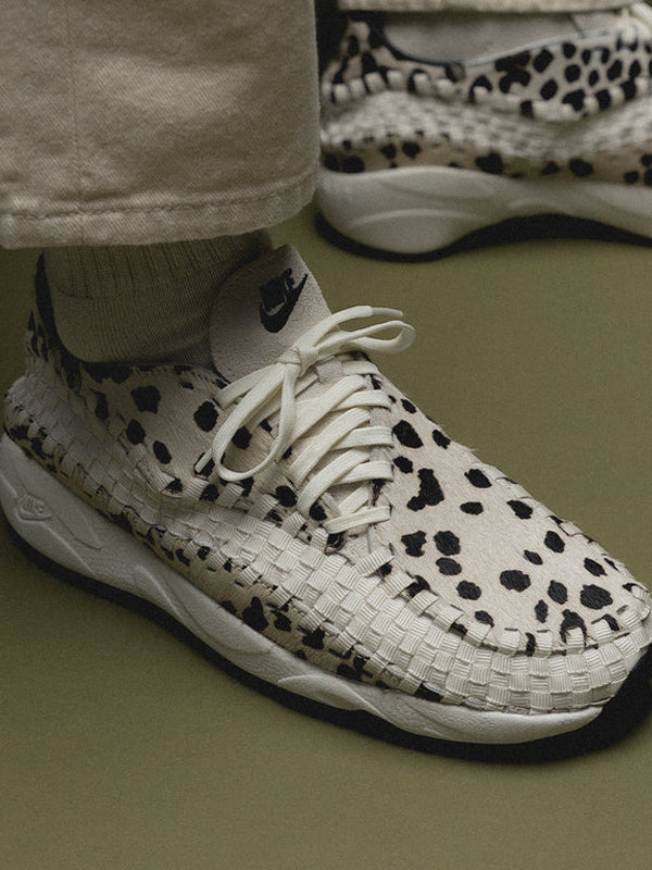Nike Air Footscape Woven PRM White Cow Print