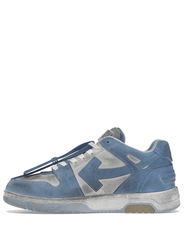 OFF-WHITE OOO Low Out Of Office Suede White Light Blue
