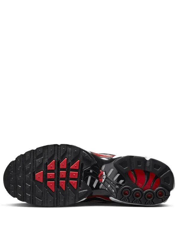 Nike Air Max Plus Black and University Red