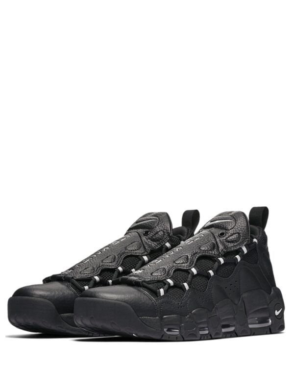 Nike Air More Money Black Metallic Silver