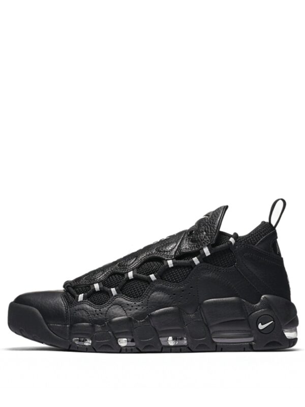 Nike Air More Money Black Metallic Silver