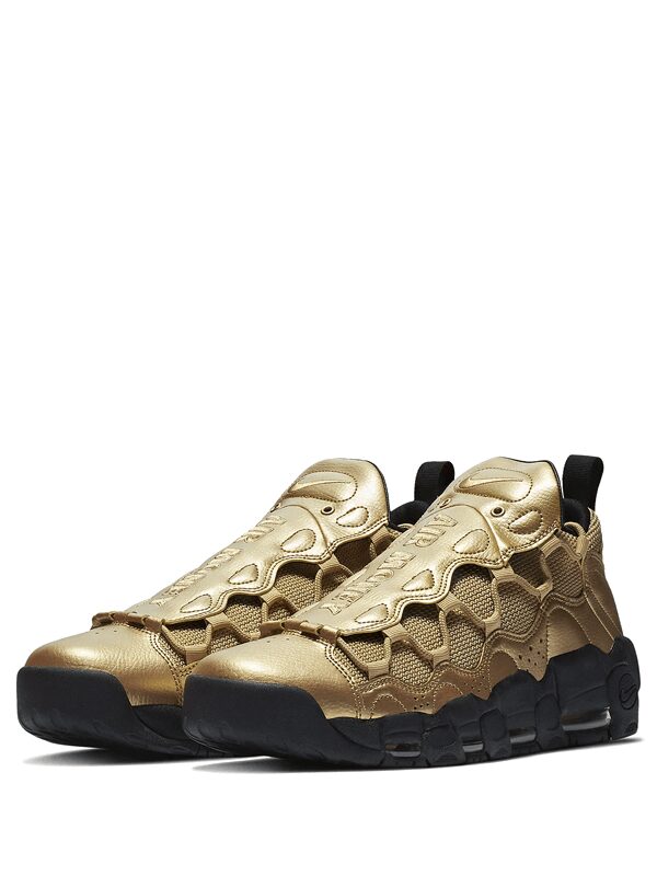 Nike Air More Money Metallic Gold Black