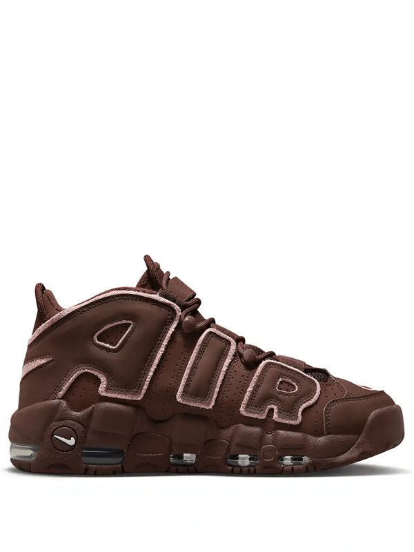 Nike Air More Uptempo Dark Pony and Soft Pink
