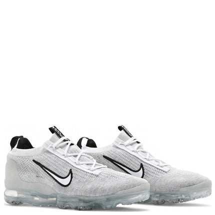 Nike Air VaporMax 2021 FK White Black Metallic Silver