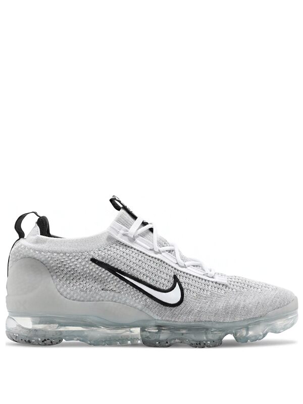 Nike Air VaporMax 2021 FK White Black Metallic Silver