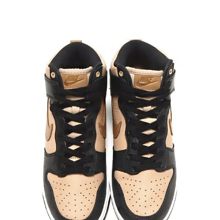 Nike Dunk High Black Flax