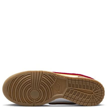 Nike Dunk High Chenille Swoosh White Gym Red