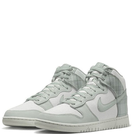 Nike Dunk High SE Tartan Plaid White Light Green