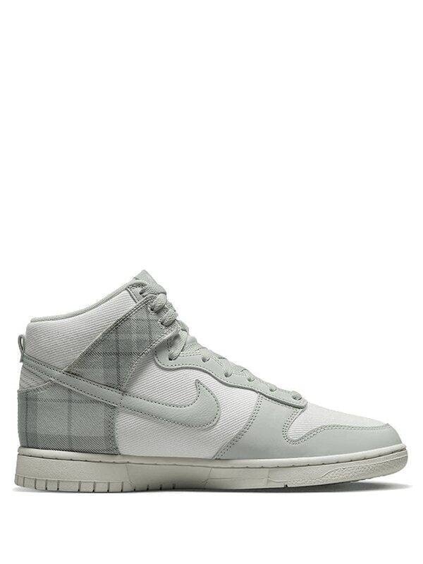 Nike Dunk High SE Tartan Plaid White Light Green