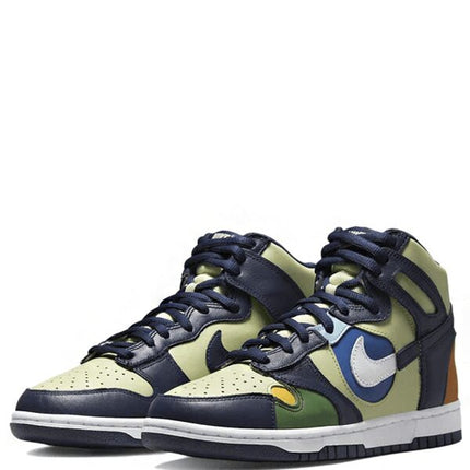 Nike Dunk High See Through Pistachio Midnight Navy