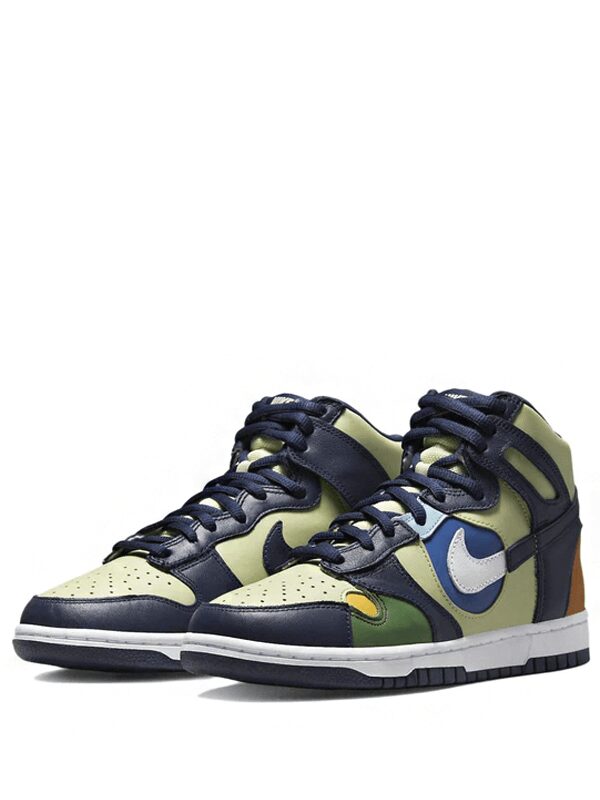 Nike Dunk High See Through Pistachio Midnight Navy