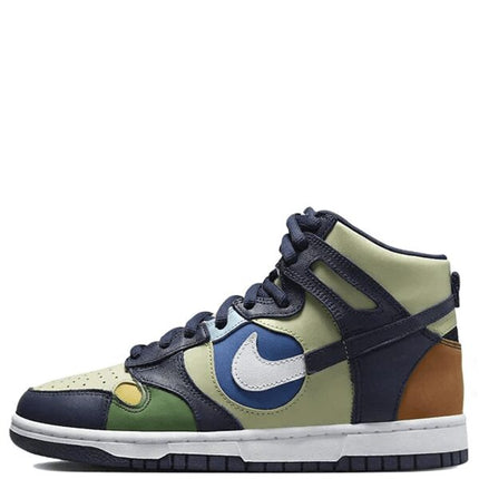 Nike Dunk High See Through Pistachio Midnight Navy