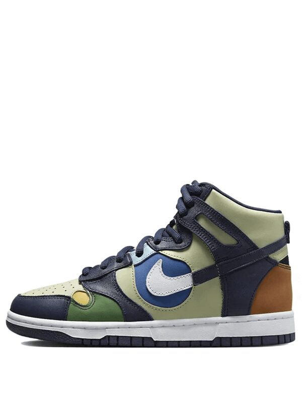 Nike Dunk High See Through Pistachio Midnight Navy