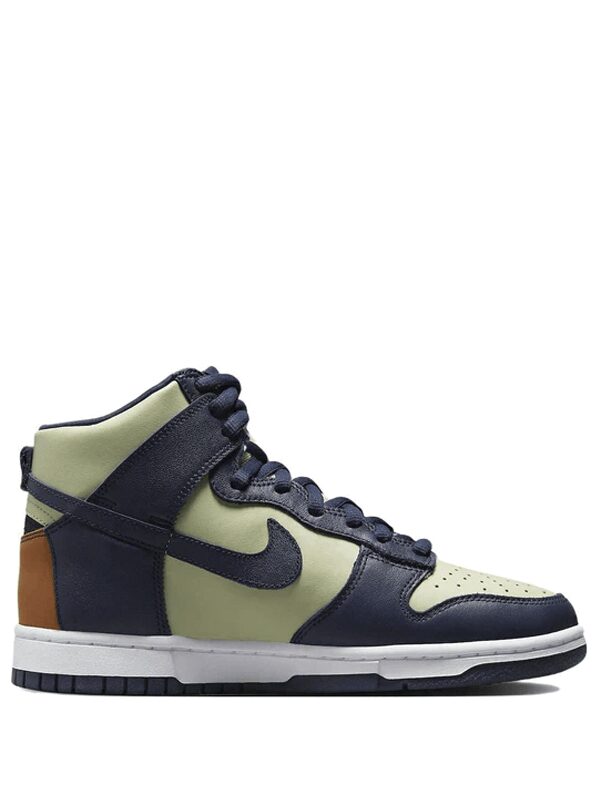 Nike Dunk High See Through Pistachio Midnight Navy