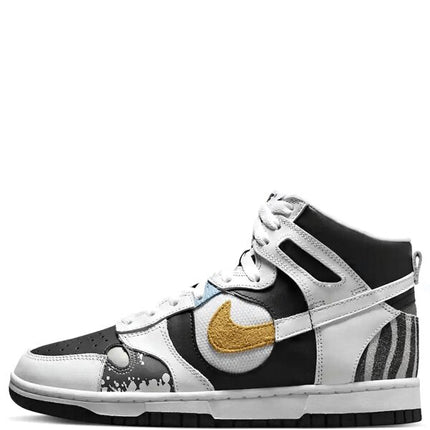 Nike Dunk High See Through White Black