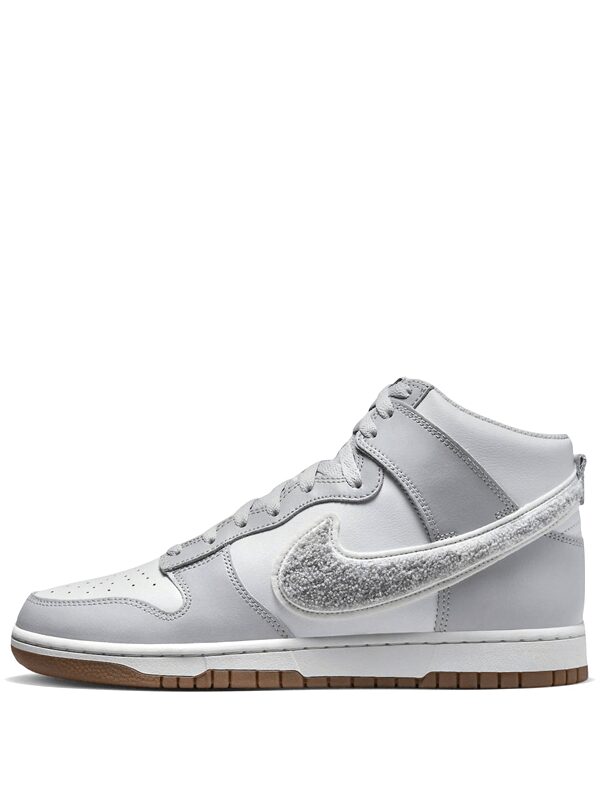 Nike Dunk High University Chenille Swoosh Light Smoke Grey