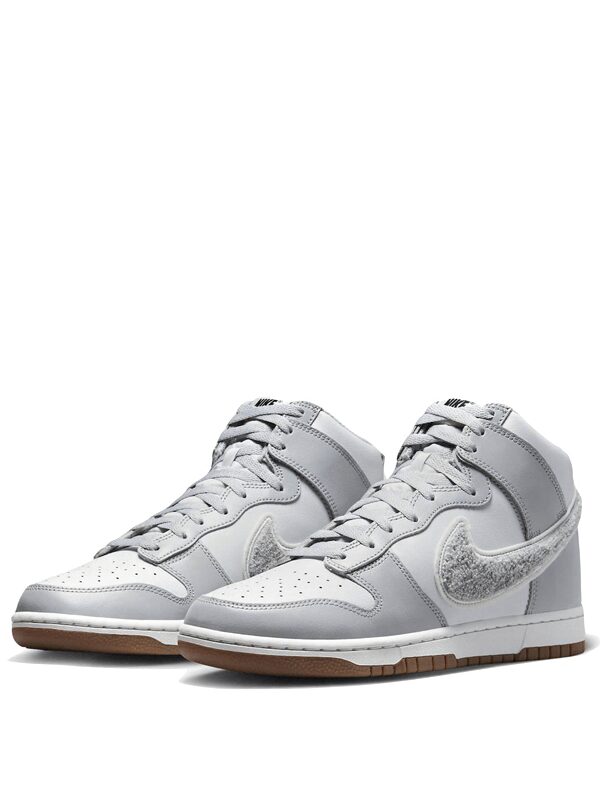 Nike Dunk High University Chenille Swoosh Light Smoke Grey