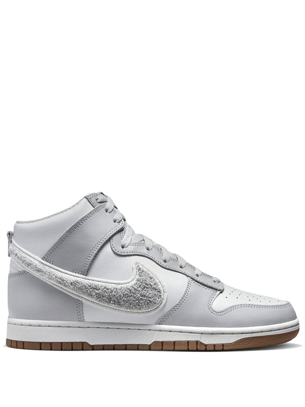 Nike Dunk High University Chenille Swoosh Light Smoke Grey