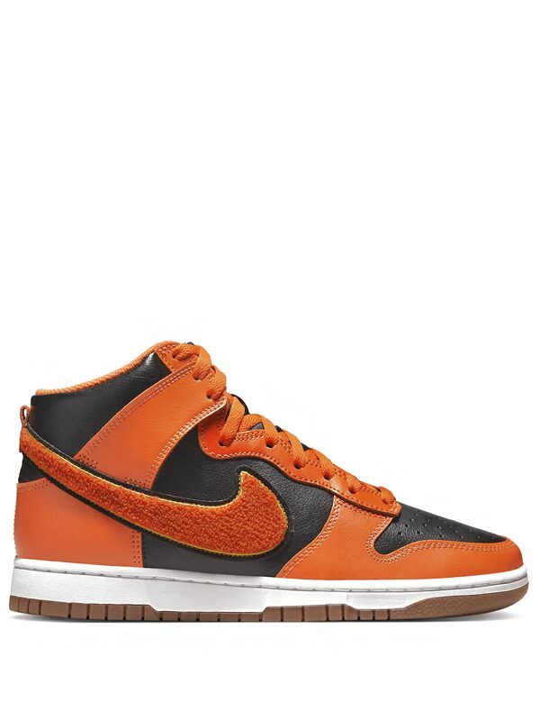 Nike Dunk High University Chenille Swoosh Safty Orange