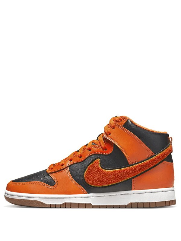 Nike Dunk High University Chenille Swoosh Safty Orange