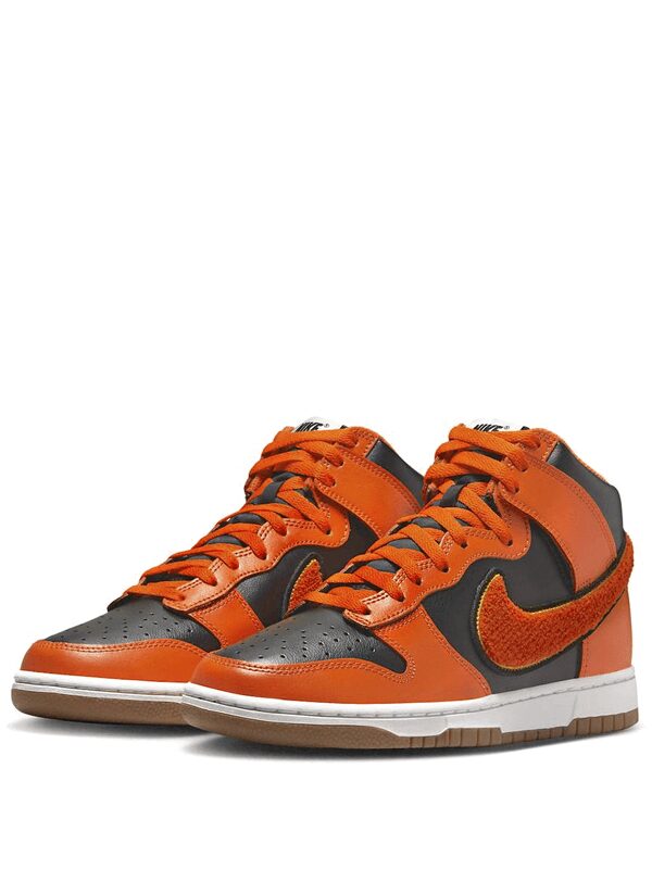 Nike Dunk High University Chenille Swoosh Safty Orange
