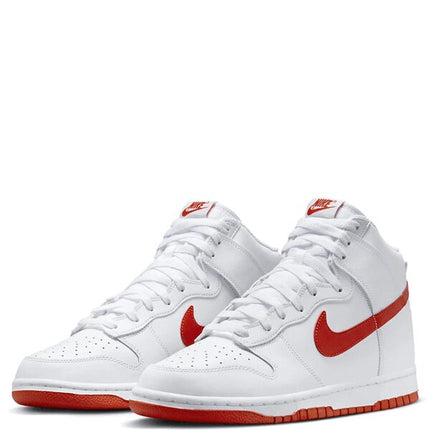 Nike Dunk High White Picante Red