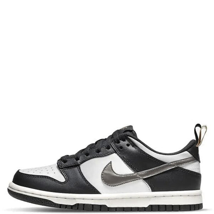 Nike Dunk Low Black/White Metallic