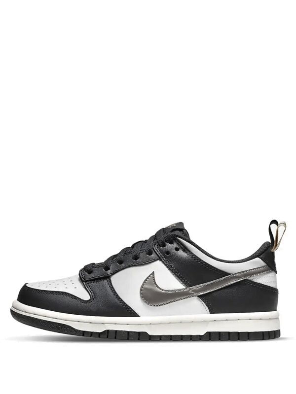 Nike Dunk Low Black/White Metallic