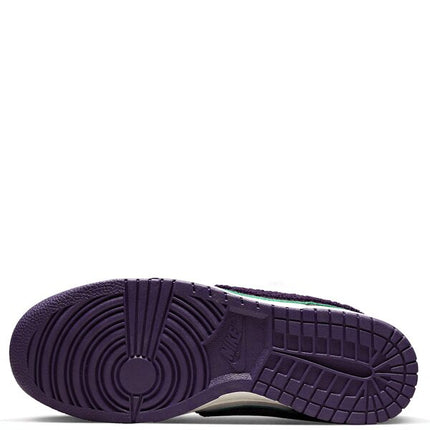 Nike Dunk Low Chenille Swoosh Sail Grand Purple