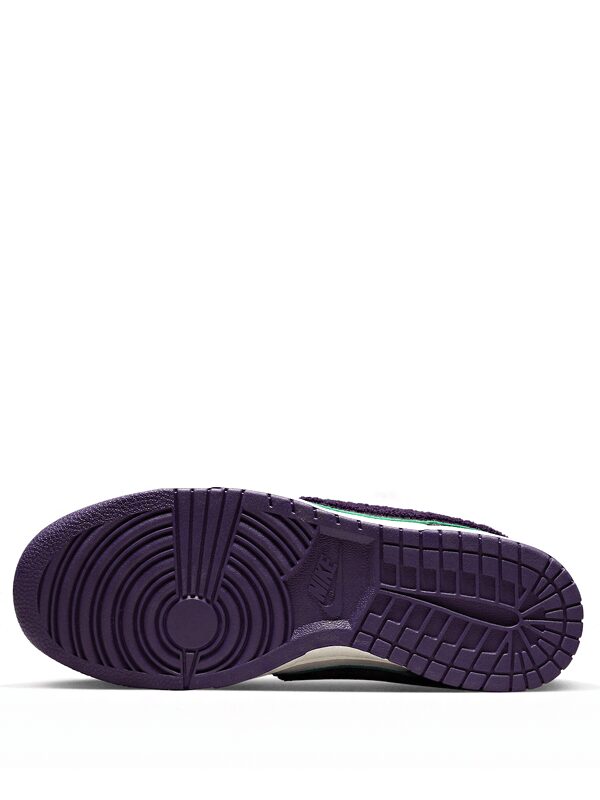 Nike Dunk Low Chenille Swoosh Sail Grand Purple