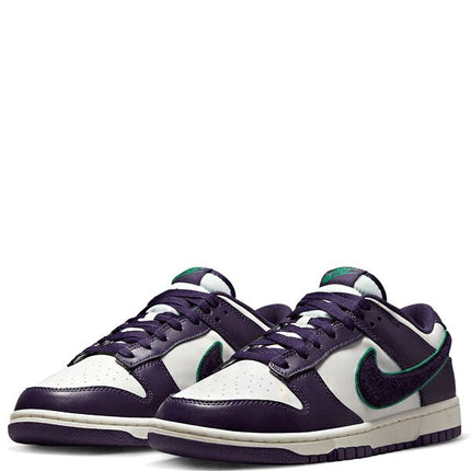 Nike Dunk Low Chenille Swoosh Sail Grand Purple