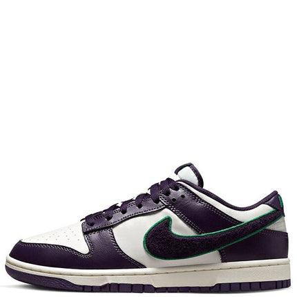 Nike Dunk Low Chenille Swoosh Sail Grand Purple