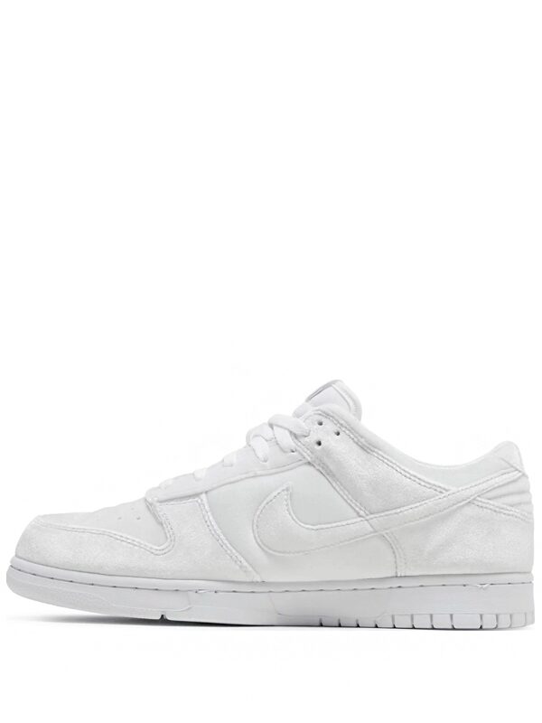 Nike Dunk Low Dover Street Market Triple White Velvet