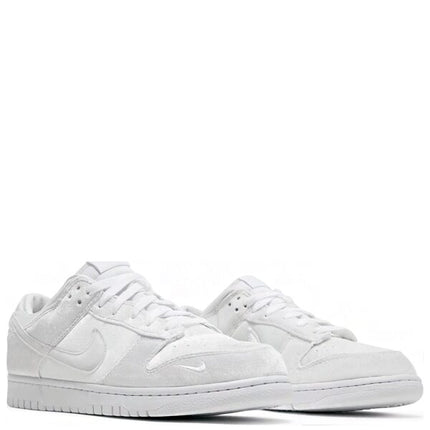 Nike Dunk Low Dover Street Market Triple White Velvet