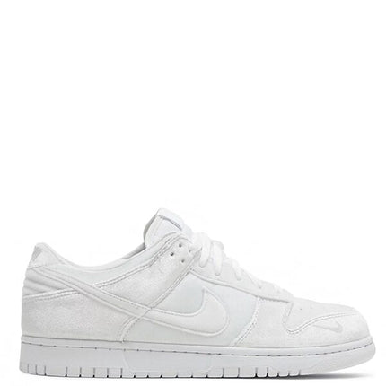 Nike Dunk Low Dover Street Market Triple White Velvet