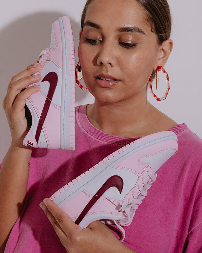 Nike Dunk Low Pink Red White