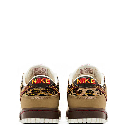 Nike Dunk Low Retro Khaki Team Red Pearl White