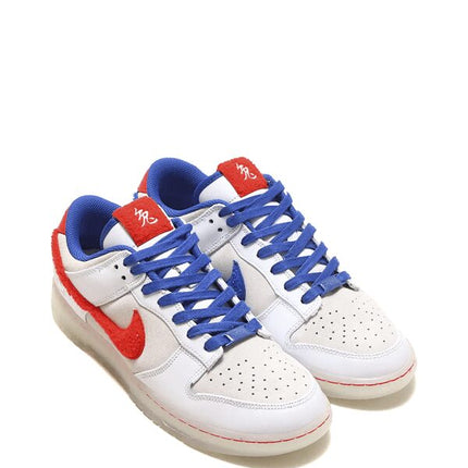 Nike Dunk Low Retro PRM Year of the Rabbit White Crimson Varsity Royal